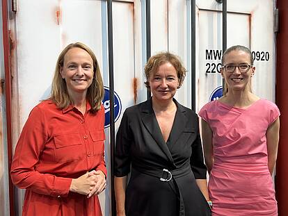 v.l.n.r.: Ursula Clara Deschka (ERGO Deutschland AG), Sirka Laudon (AXA Konzern AG), Laura Gersch (Allianz Versicherungs-AG)