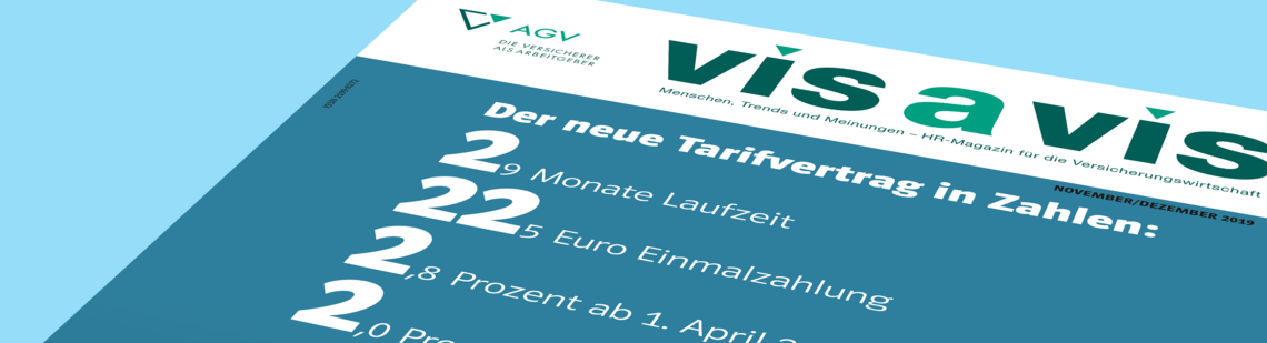 Nov/Dez 2019 Titelblatt des vis a vis 11/12 2019