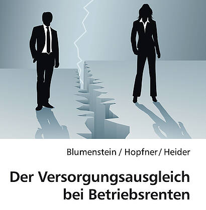 Titel Tarifverträge für die private Versicherungswirtschaft Titelblatt der Broschüre "Der Versorgungsausgleich bei Betriebsrenten"