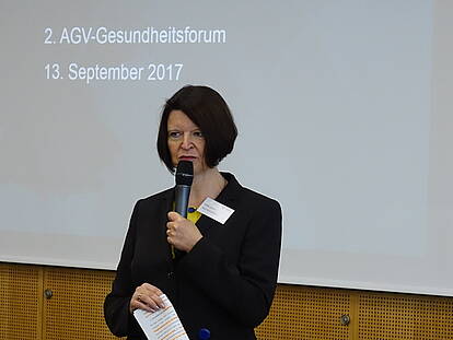 Gesundheitsforum 2017, Ulrike Zeiler Gastgeberin Ulrike Zeiler