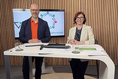 Dr. Michael Gold und Olga Worm Dr. Michael Gold und Olga Worm