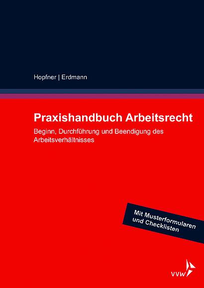 Cover Praxishandbuch Arbeitsrecht Titelblatt des Praxishandbuchs Arbeitsrecht