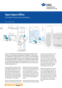Faktenblatt Open Space Office