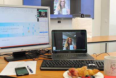 Welcome Coffee, Betina Kirsch AGV-Gesundheitsforum 2020, Betina Kirsch, Welcome Coffee